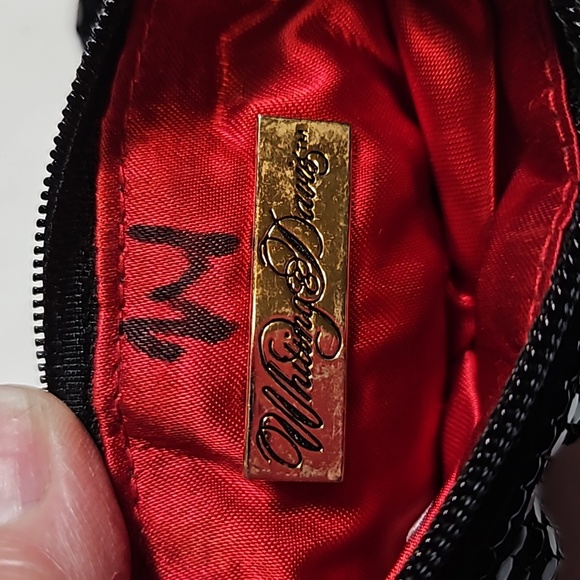WHITING & DAVIS BLACK MESH COIN PURSE - Picture 6 of 8